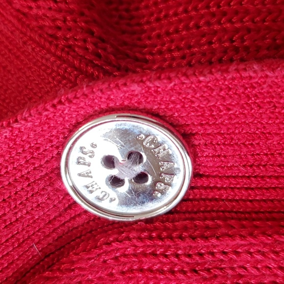 Chaps by Ralph Lauren women's one-button front closure cardigan.  Size large. - Picture 5 of 6